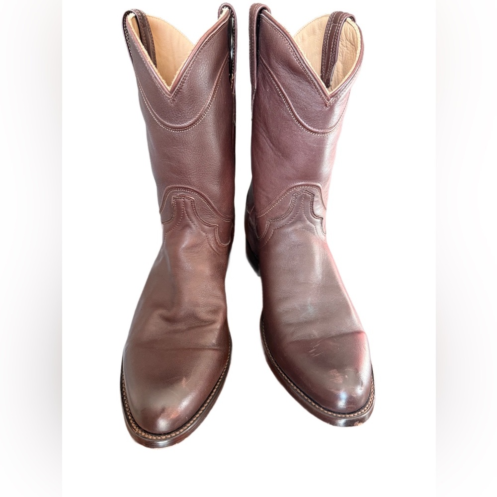 Men's Tecovas Cafe All Leather The Earl Roper Cowboy Boots